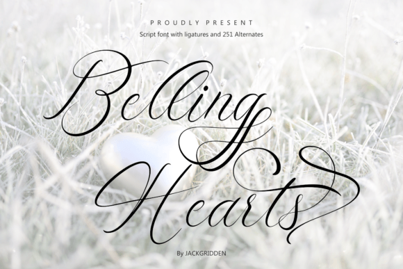 Bellinghearts: The Script Font That Elevates Your Digital Brand