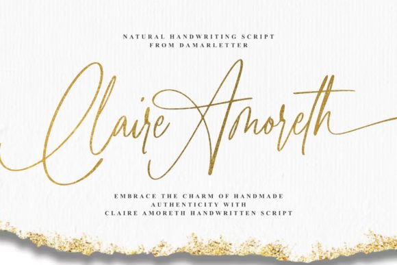 Claire Amoreth: A Font for the Soul of Your Editorial Design