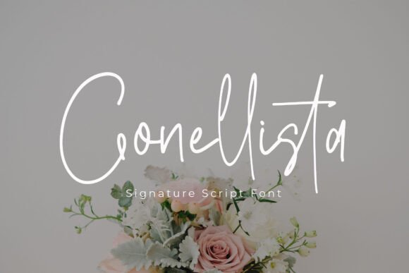 Conellista: A Script Font for Refined Branding