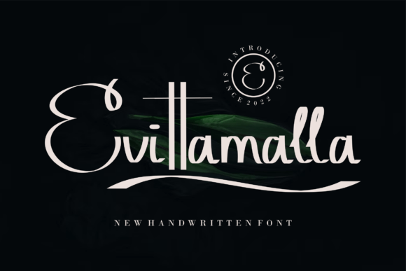 Evittamalla: A Script Font with Elegance and Versatility