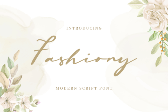 Fashiony: A Script Font for Elegant Web Design