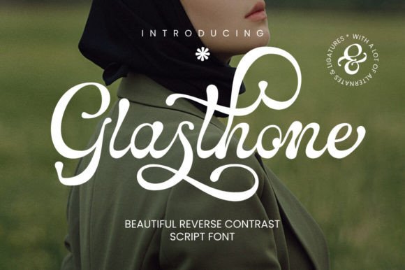 Glasthone: A Script Font for Bold Digital Design