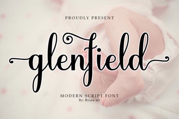 Glenfield Script Font for Handmade Creators