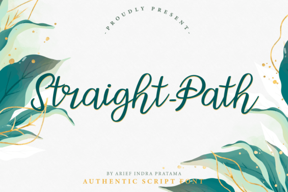 Introducing Straight Path: A Script Font for Impactful Design