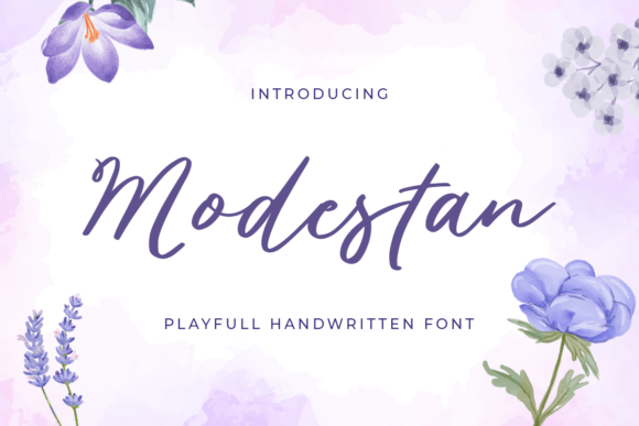 Modestan: A Script Font That Elevates Campaign Design