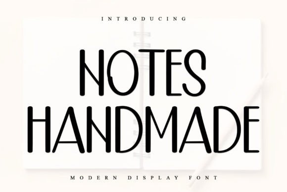 Notes Handmade: A Script Font That Elevates Web Design