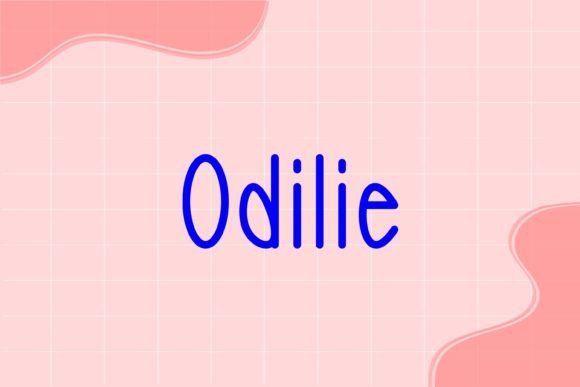 Odilie: A Whimsical Handwritten Font for Branding Projects