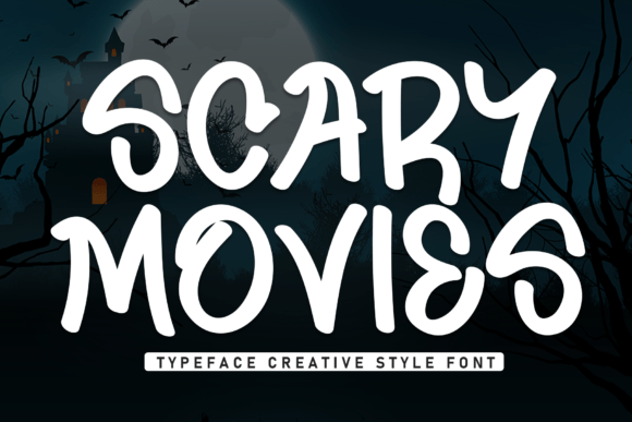 Scary Movies: A Sweet Handwritten Font for Fun and Branding