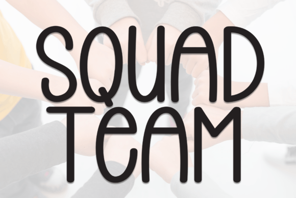 Squad Team: A Font That Adds Personality to Every Project