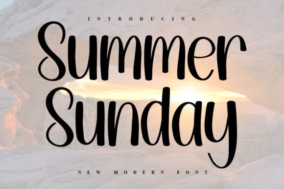 Summer Sunday: A Font That Elevates Branding