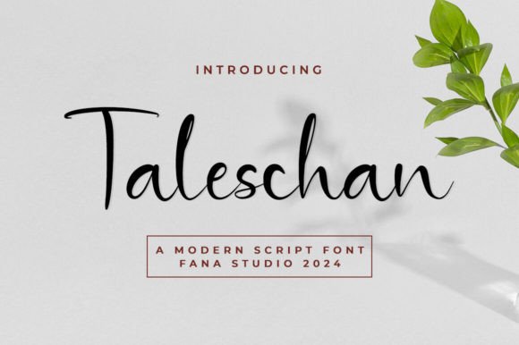 Taleschan: A Script Font for Heartfelt Web Design