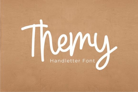 Themy: A Script Font That Elevates Editorial Design