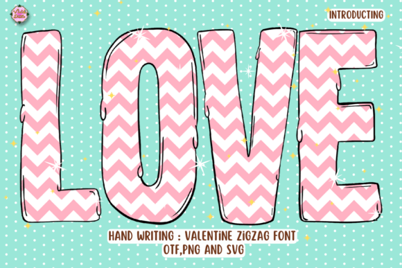 Valentine Zigzag: The Font That Turns Love Into Design