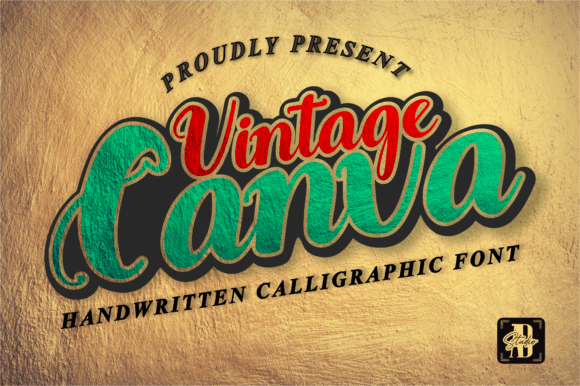Vintage Canva: A Timeless Script Font for Modern Web Design
