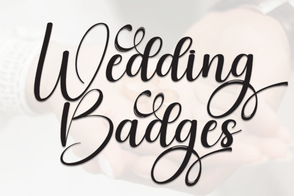 Wedding Badges